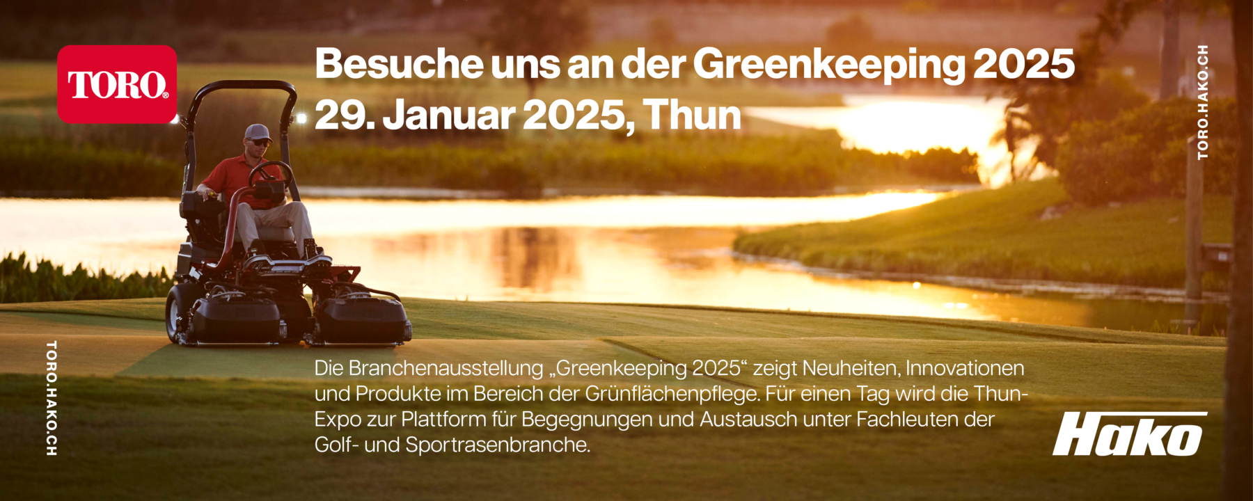 Besuche uns an der Greenkeeping 2025 in Thun